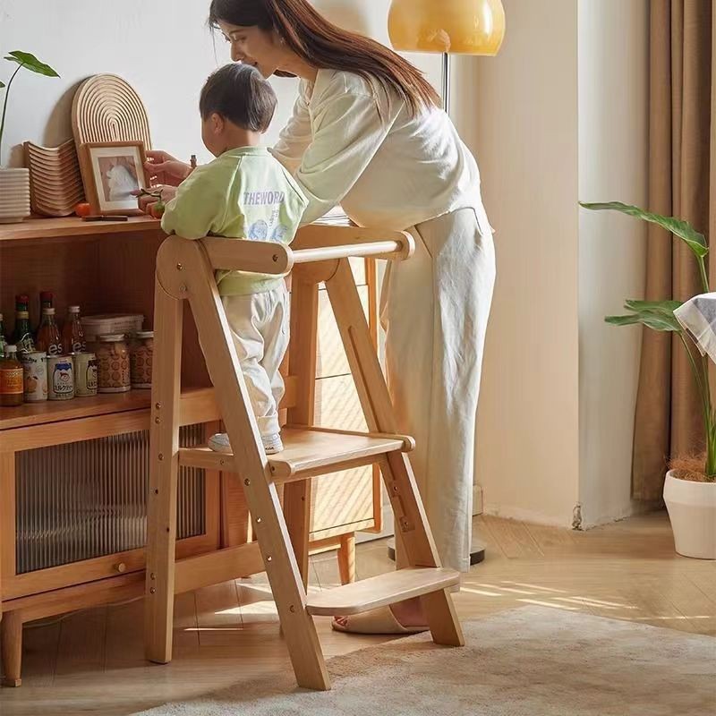 Toddler Learning Tower - Escalera de madera para niños de