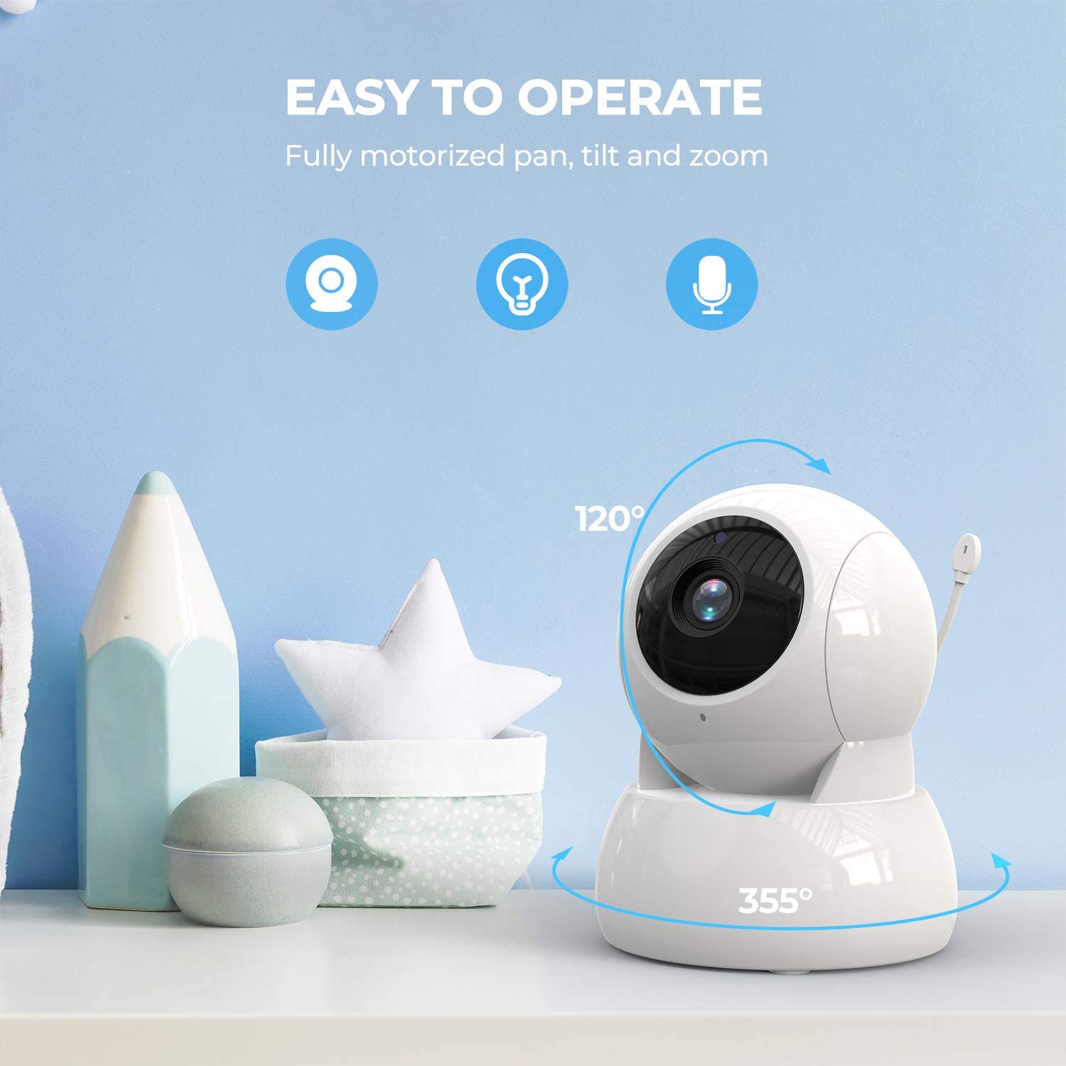 Wireless Baby Monitor - Monitor para Bebés con Pantalla de