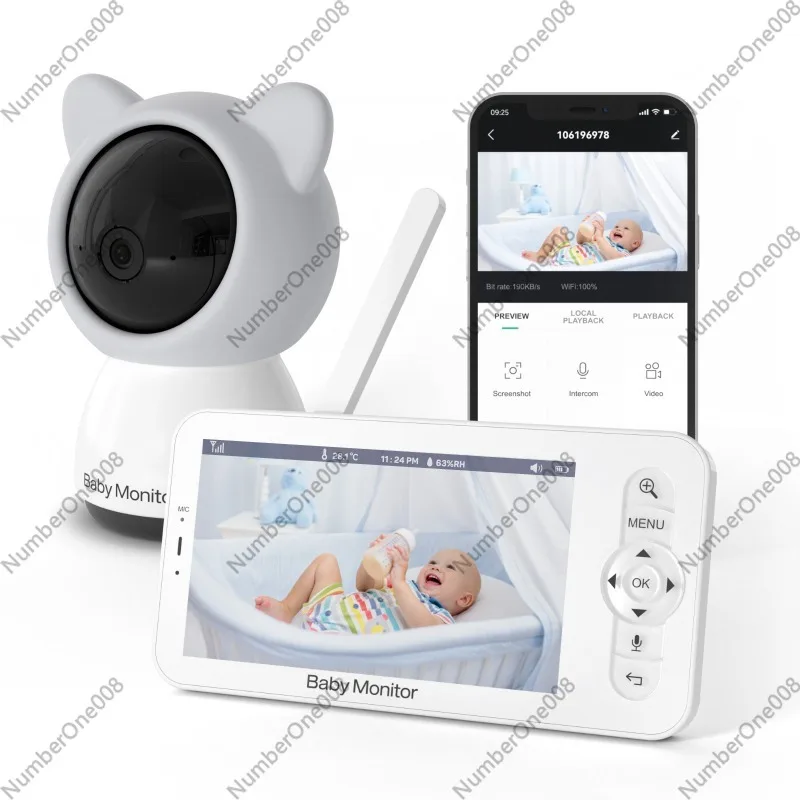 Monitor para Bebés de 5 Pulgad - Wireless Baby Monitor reseña y precio