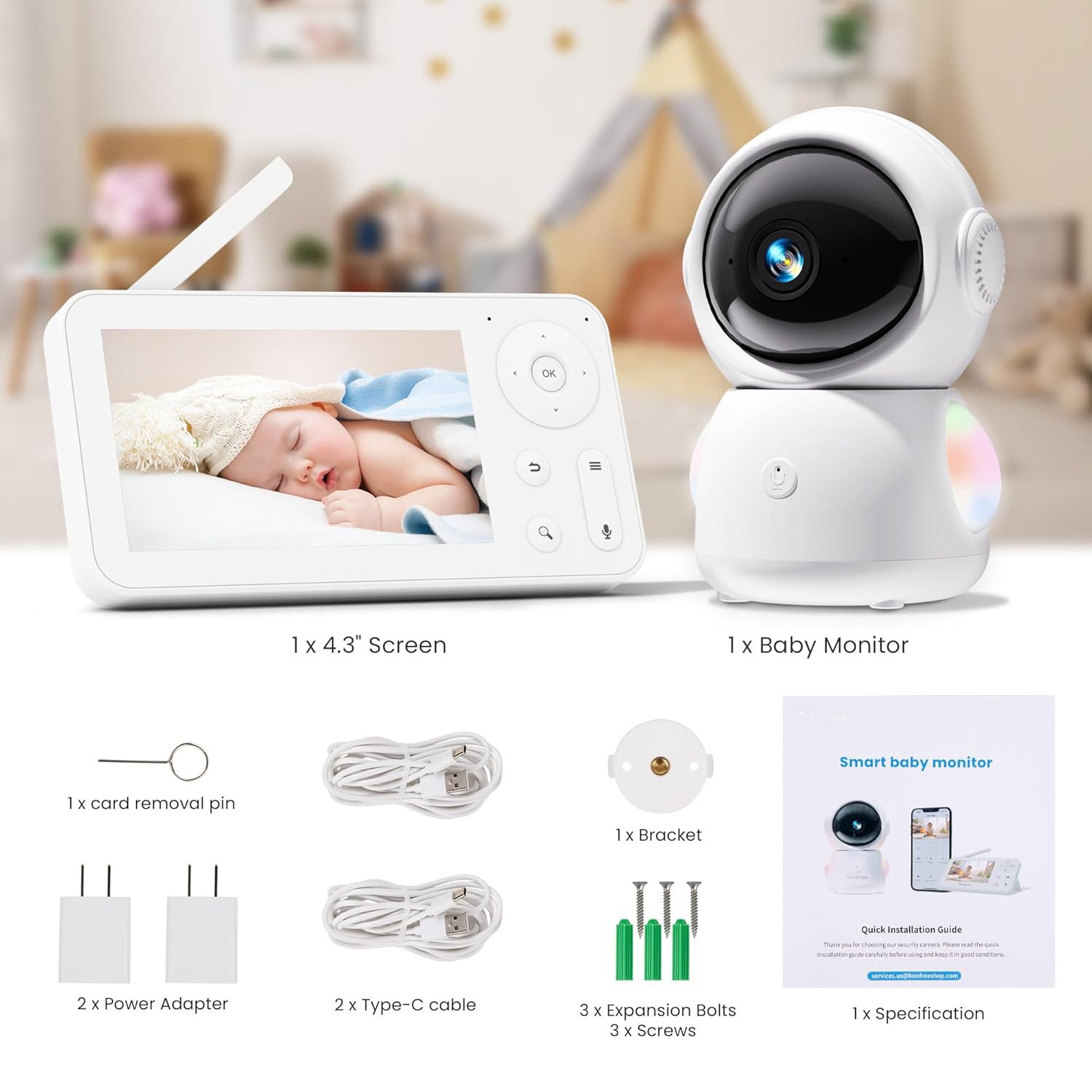 Monitor para Bebés con Pantall - Wireless Baby Monitor reseña y precio