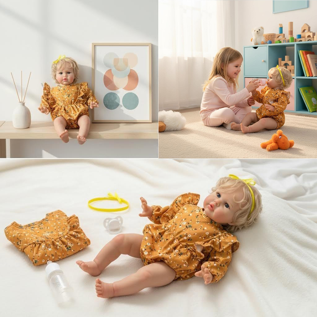 Muñeca Reborn Ellie de 60 cm,  - Baby Products For Skin reseña y precio