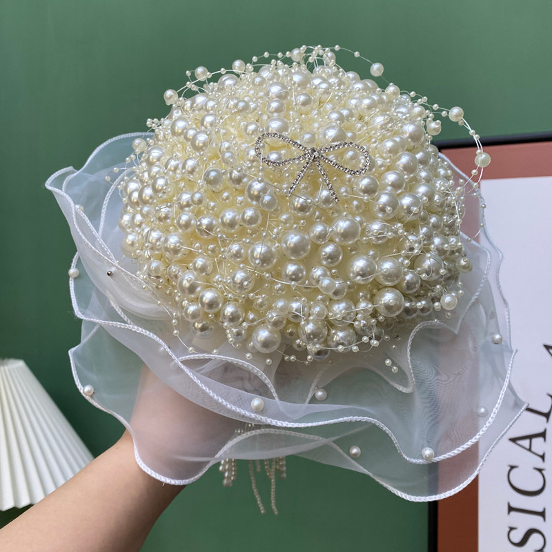 Ramo de novia con perlas, cris - Baby Products Photoshoot reseña y precio