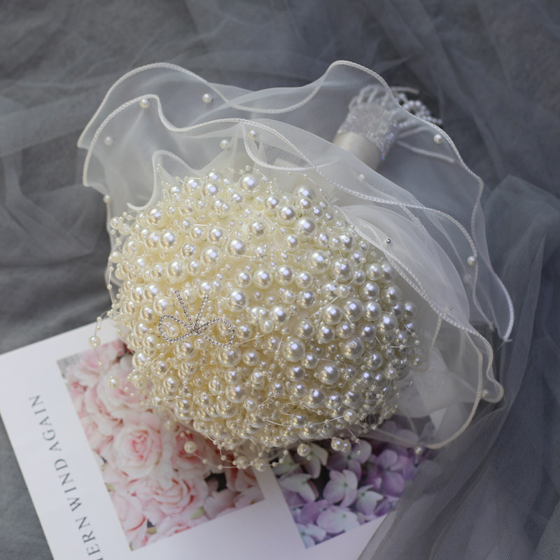 Ramo de novia con perlas, cris - Baby Products Photoshoot reseña y precio