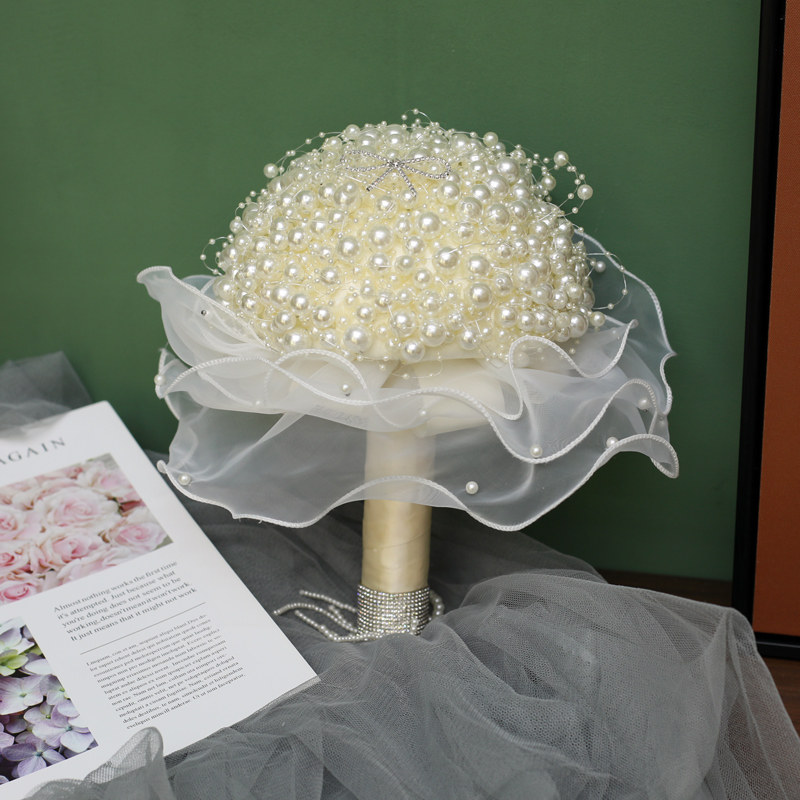 Ramo de novia con perlas, cris - Baby Products Photoshoot reseña y precio