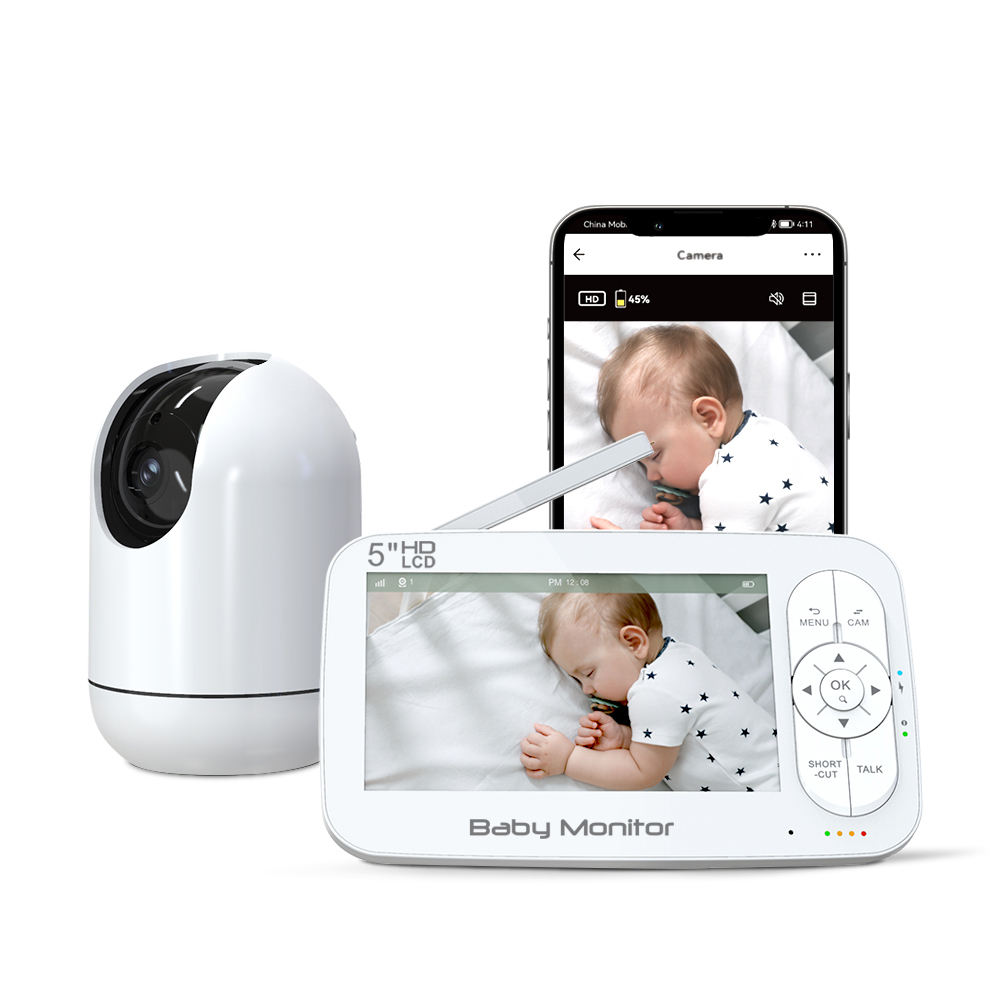 5 pulgadas 2MP 1080P aplicació - Wireless Baby Monitor reseña y precio