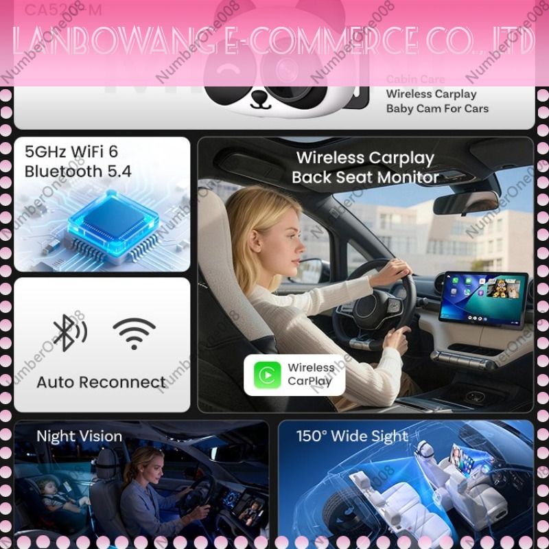 Adaptador Inalámbrico CarPlay, - Wireless Baby Monitor reseña y precio