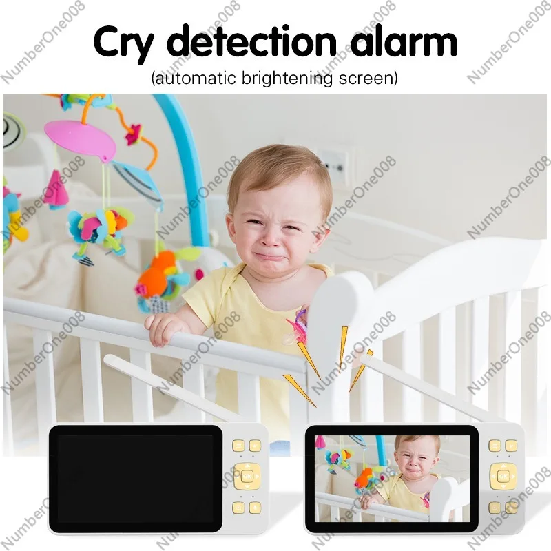 Monitor para Bebés HD de 5 Pul - Wireless Baby Monitor reseña y precio